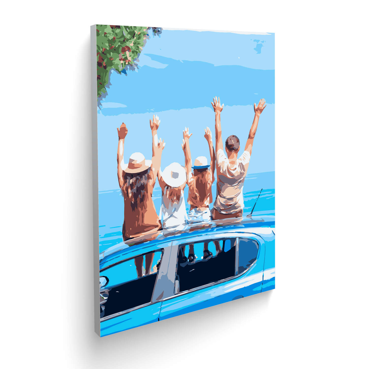 Pictura pe numere 35x50 cu CADRU